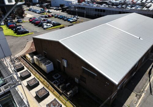 Completed roof system